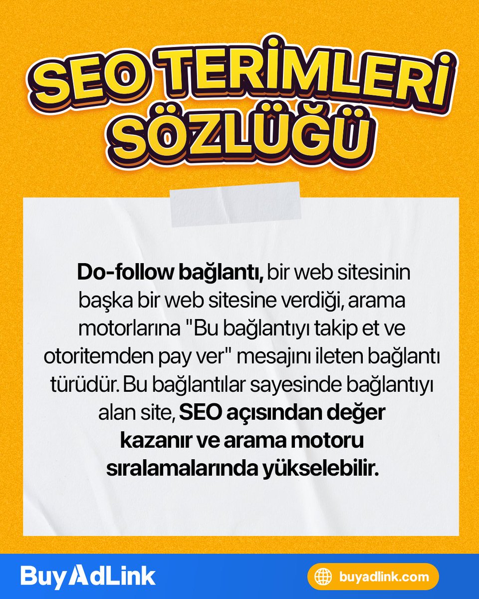 SEO terimlerine hâkim olmadan dijitalde başarı sağlamak zor. BuyAdlink SEO Terimleri Sözlüğü ile artık karmaşık kavramlar anlaşılır hale geliyor.

#buyAdlink #SEOkazancı #websitesikazancı #SEOgeliri #SEOuzmanı #googleseo