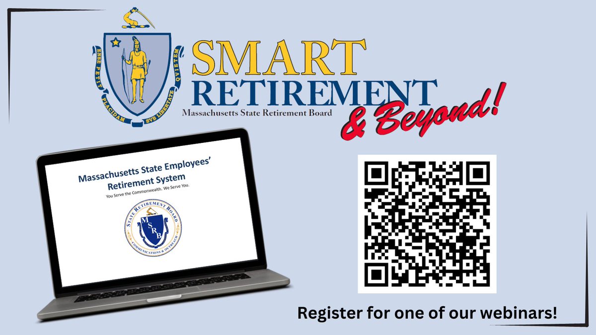 Active MSERS Members: The MSERS pension benefit is an important part of your financial future. Our SMART Retirement &amp; Beyond Webinars, co-hosted by the SMART Plan, provide an overview of the state pension benefit. We urge you to attend to learn more! bit.ly/3SNkcaa