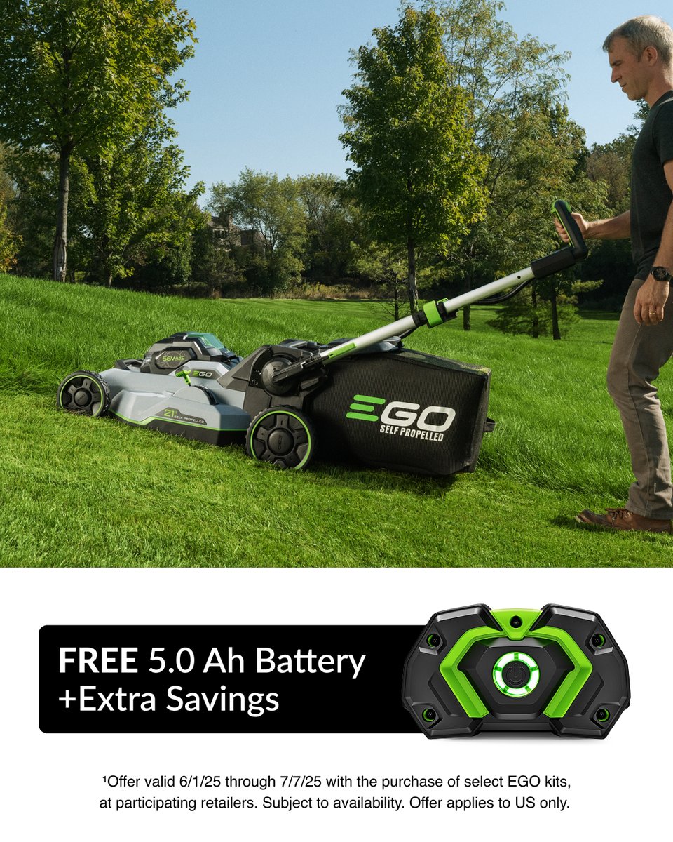 Save big this summer and get a FREE battery on us when you purchase select tools. This limited time offer is valued at over $400!¹ 🤩 bit.ly/3Fyn7Q0