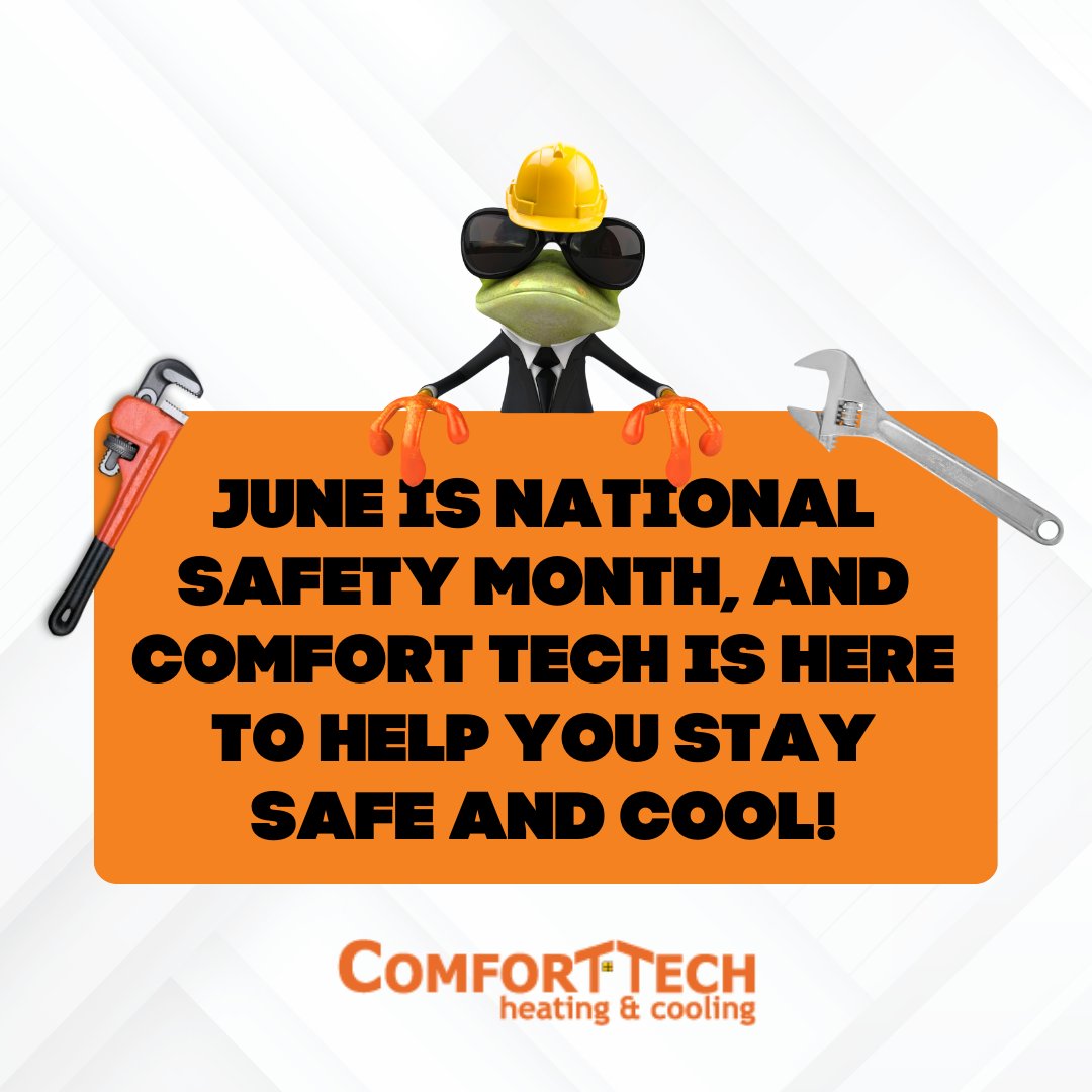 ComfortTechHC's tweet image. 🔧 June is National Safety Month! Stay safe &amp;amp; cool with these quick HVAC tips from Comfort Tech:
✅ Change filters
✅ Check for gas leaks
✅ Seal your ducts
✅ Clear vents
✅ Book a pro maintenance check

📞 778-764-2482 to schedule!
#HVACSafety #NationalSafetyMonth #ComfortTech