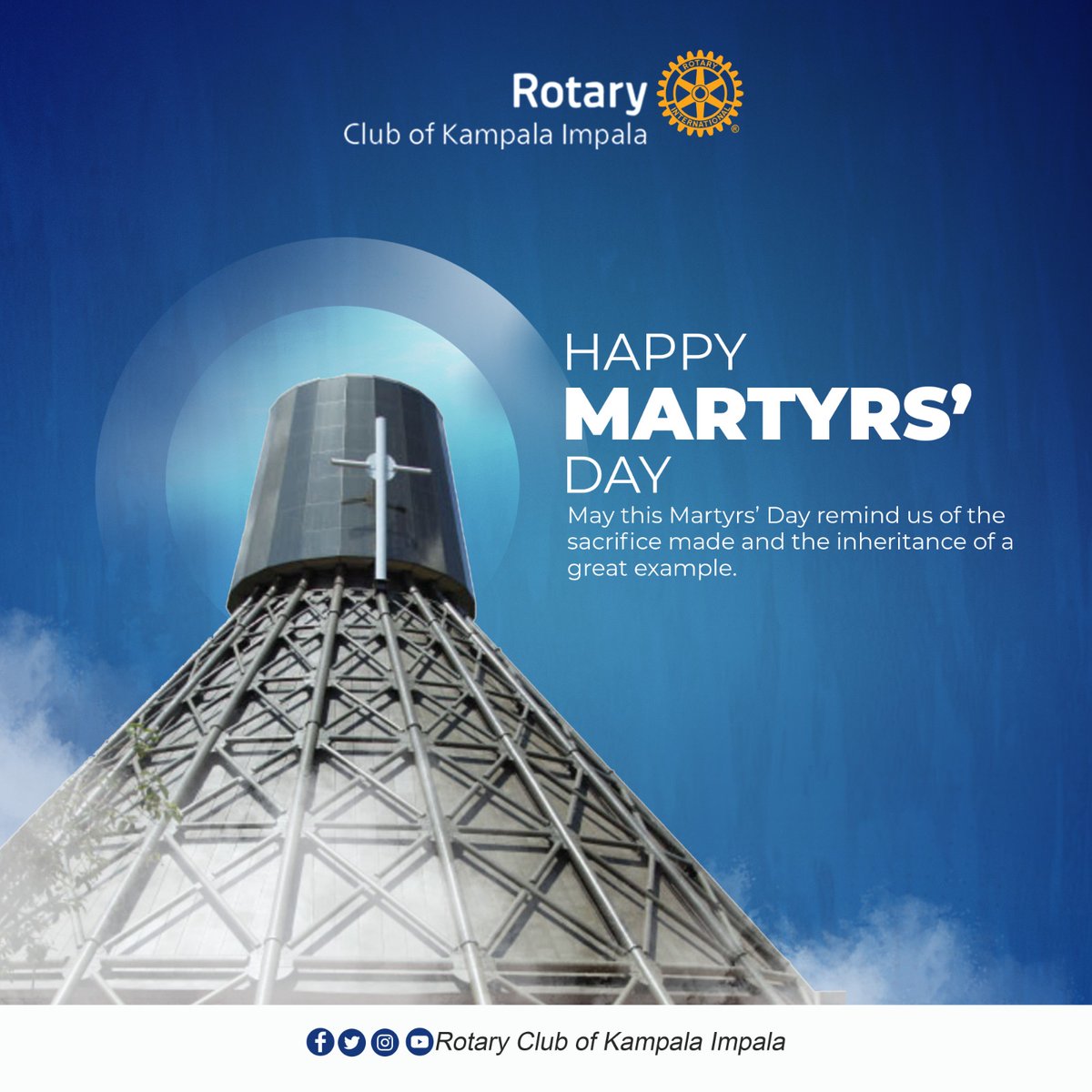 From us to y'all, a happy martyrs day.