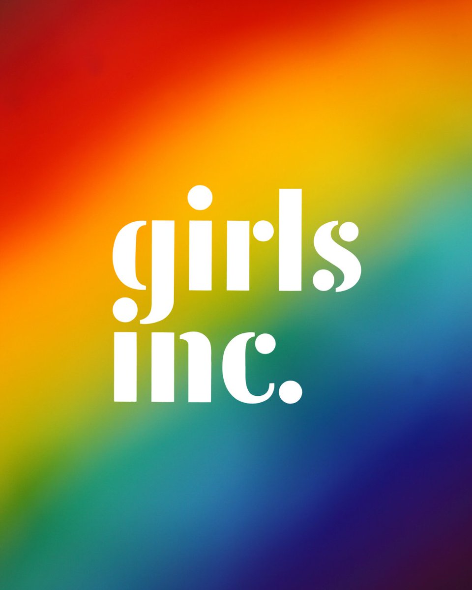🌈 Pride Month celebrates the importance of living authentically. At Girls Inc., we stand with all who choose love and inclusion.” #PrideMonth #stronsmartbold #Pride