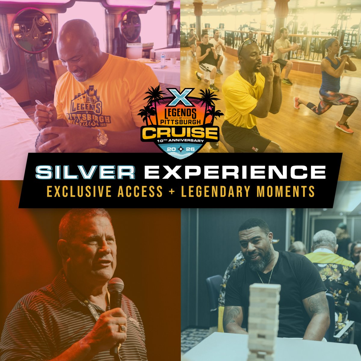 The Silver Experience is for fans who want more 🏆 From exclusive events to personal time with Pittsburgh legends, this is your chance to experience it all in style. Secure your spot today! 🏈📸

ow.ly/S78750W1vWN

#PittsburghLegends #ExclusiveMoments #LegendsOfPittsburgh