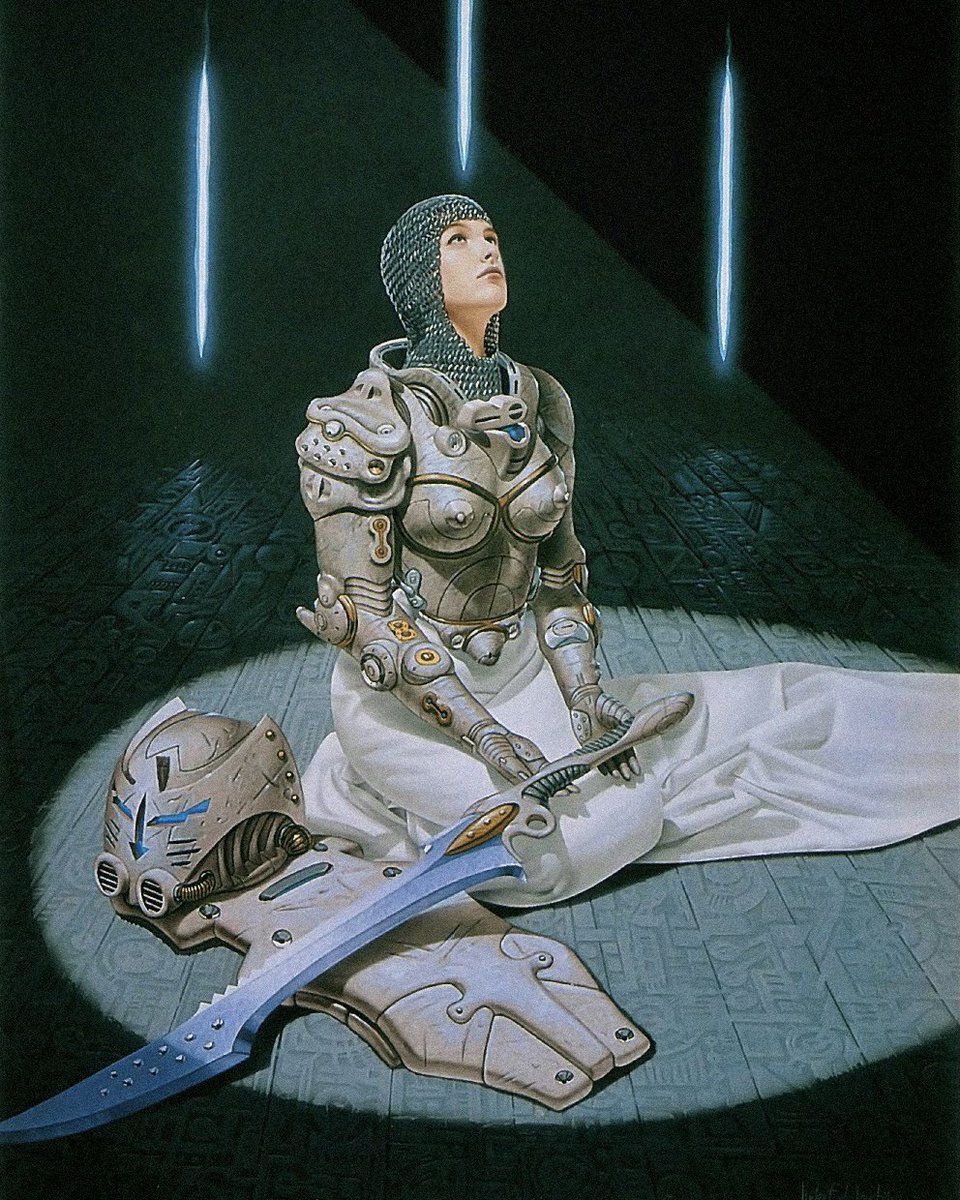 HeavyMetalInk's tweet image. ‘Joan of Arc’ by Hubert de Lartigue 🗡️