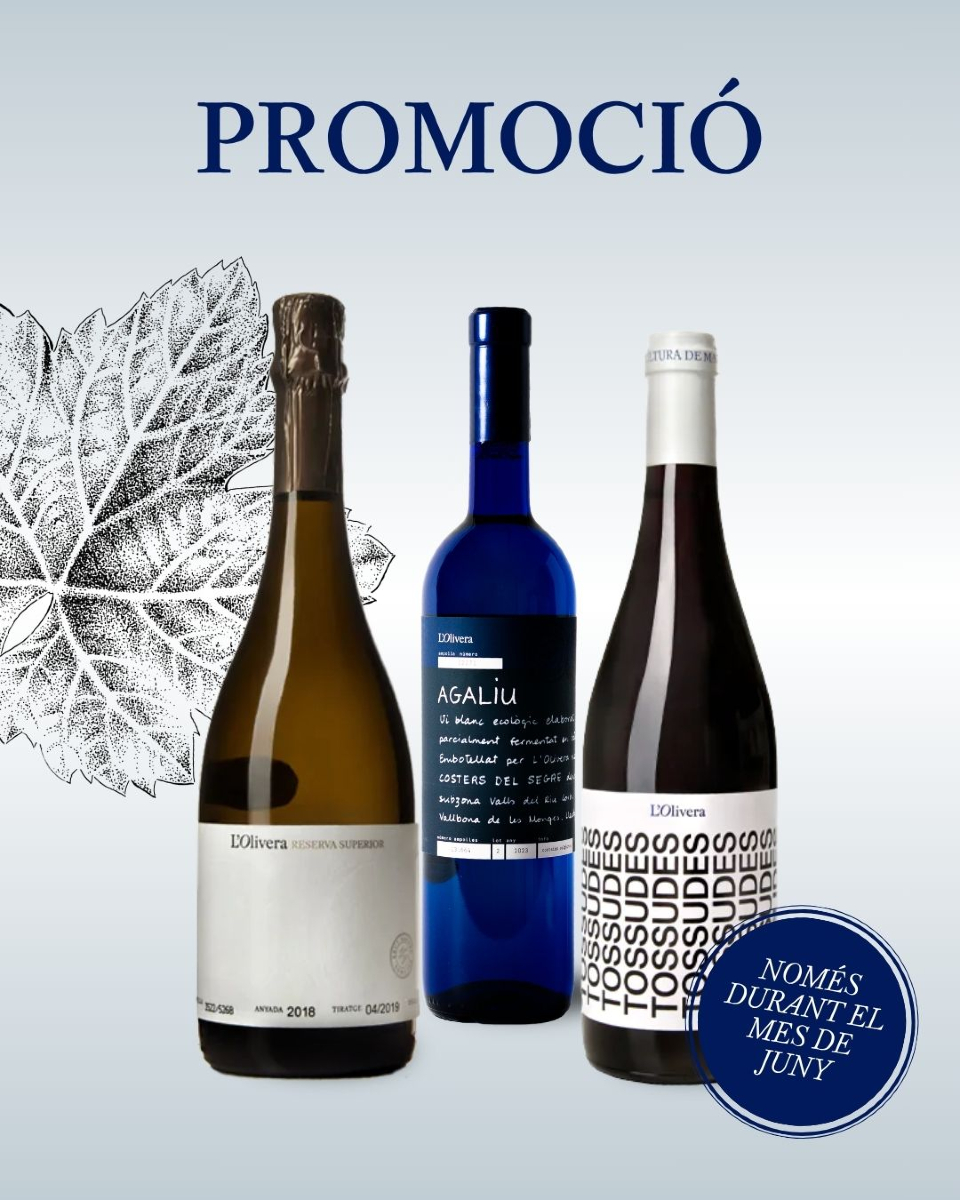 L'Olivera (@olivera_coop) on Twitter photo ✨Aquest mes de maig, tres vins de L'Olivera ideals per l'estiu tenen descompte: Tossudes, Agaliu i L'Olivera Reserva Superior. No te'ls perdis! 👉a la botiga en línia olivera.org i a les botigues físiques. ✨Aquest mes de maig, tres vins de L'Olivera ideals per l'estiu tenen descompte: Tossudes, Agaliu i L'Olivera Reserva Superior. No te'ls perdis! 👉a la botiga en línia olivera.org i a les botigues físiques.
