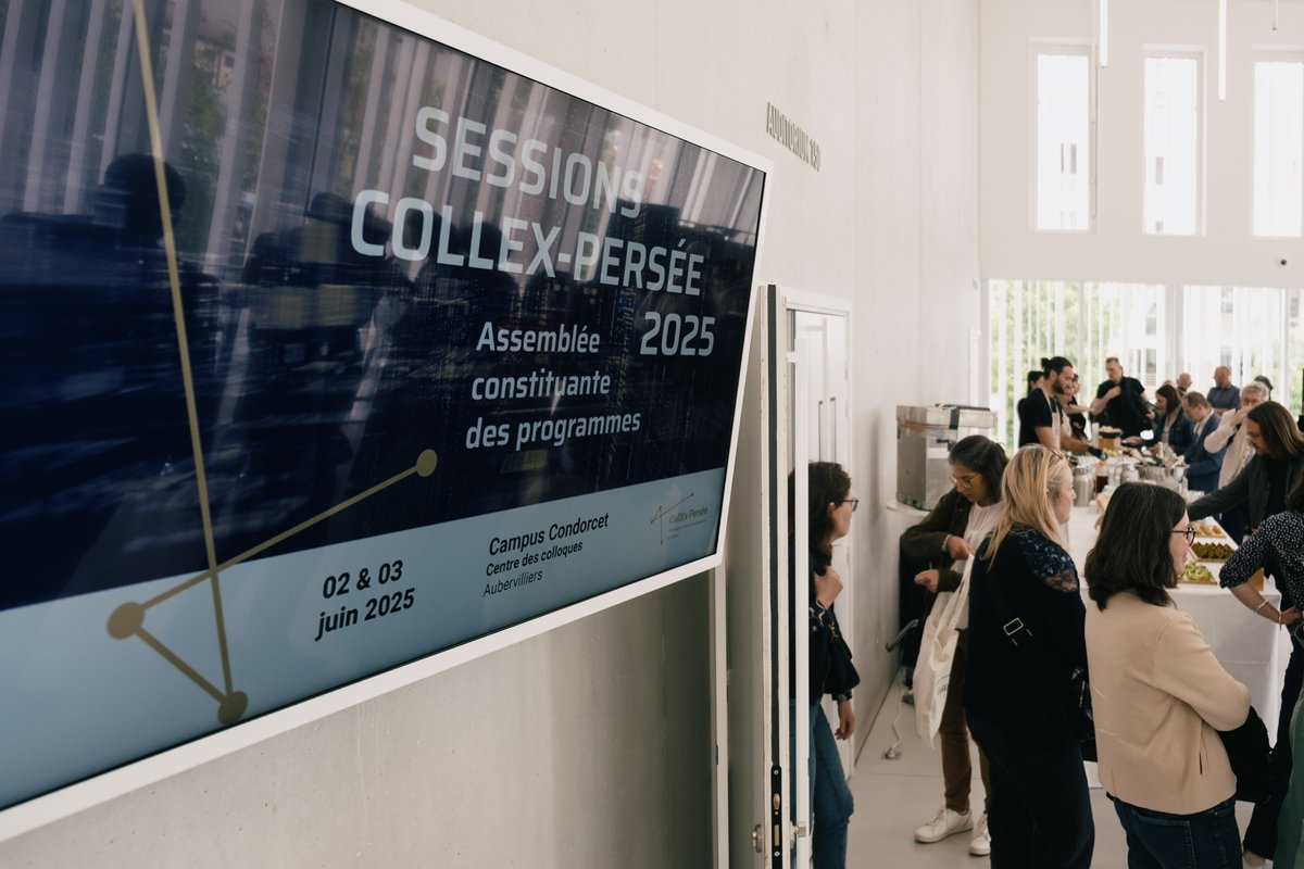 Campus Condorcet (@campuscondorcet) on Twitter photo Depuis juillet 2024, le Campus Condorcet est porteur du GIS <a href="/COLLEX_IR/">COLLEX-PERSEE</a>. Il accueille aujourd’hui et demain son Assemblée "constituante" des programmes : un temps fort pour définir collectivement ses grandes orientations à venir.
🔗 campus-condorcet.fr/fr/agenda/sess… Depuis juillet 2024, le Campus Condorcet est porteur du GIS <a href="/COLLEX_IR/">COLLEX-PERSEE</a>. Il accueille aujourd’hui et demain son Assemblée "constituante" des programmes : un temps fort pour définir collectivement ses grandes orientations à venir.
🔗 campus-condorcet.fr/fr/agenda/sess…