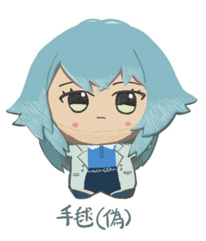 手毬の過去絵上げようと思ったけど絵チャで描いた手毬ぬい(海賊版)しかなかった 