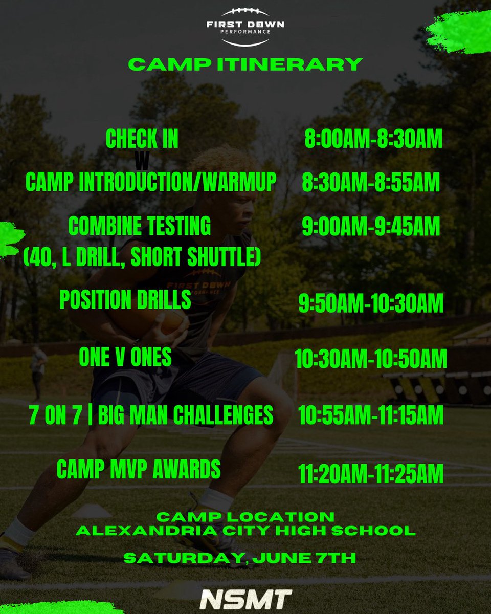 KING WILLIAMS (@_heyyy6) on Twitter photo I AM BLESSED AND THANKFUL TO SAY THAT I WOULD BE IN ATTENDANCE FOR THIS UPCOMING SATURDAY FOOTBALL CAMP WITH โFIRST DOWN PERFORMANCEโ. THANK YOU <a href="/hunnitbill/">Ray Lawry III</a> FOR GIVING ME A INVITATION. ๐ค๐ฝ I AM BLESSED AND THANKFUL TO SAY THAT I WOULD BE IN ATTENDANCE FOR THIS UPCOMING SATURDAY FOOTBALL CAMP WITH โFIRST DOWN PERFORMANCEโ. THANK YOU <a href="/hunnitbill/">Ray Lawry III</a> FOR GIVING ME A INVITATION. ๐ค๐ฝ