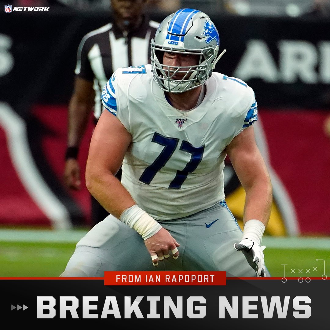 Sources: #Lions All-Pro and Pro Bowl center Frank Ragnow, one of the game’s best, has informed the team he plans to retire. A stellar career comes to a close.