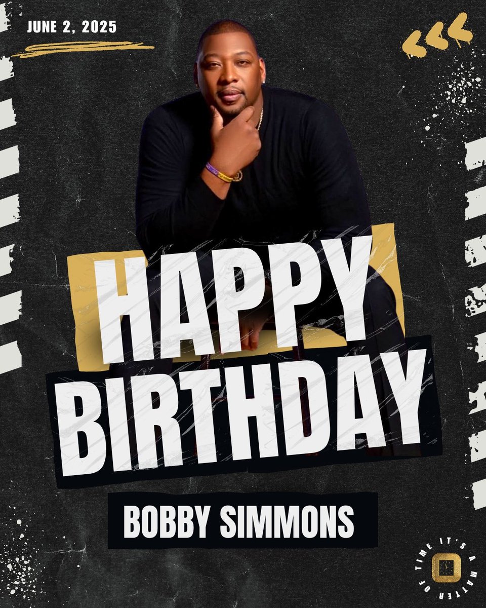 On Time Agency | We Are Player-Driven (@ontimeagencygrp) on Twitter photo Happy Birthday to Bobby Simmons — a leader in the community and a force in the business game. From building legacy in the league to elevating lives beyond it, your next chapter is just as impactful as your last <a href="/bobbysimmons21/">Bobby Simmons</a>. Wishing you continued growth and greatness! ⌚💛 Happy Birthday to Bobby Simmons — a leader in the community and a force in the business game. From building legacy in the league to elevating lives beyond it, your next chapter is just as impactful as your last <a href="/bobbysimmons21/">Bobby Simmons</a>. Wishing you continued growth and greatness! ⌚💛