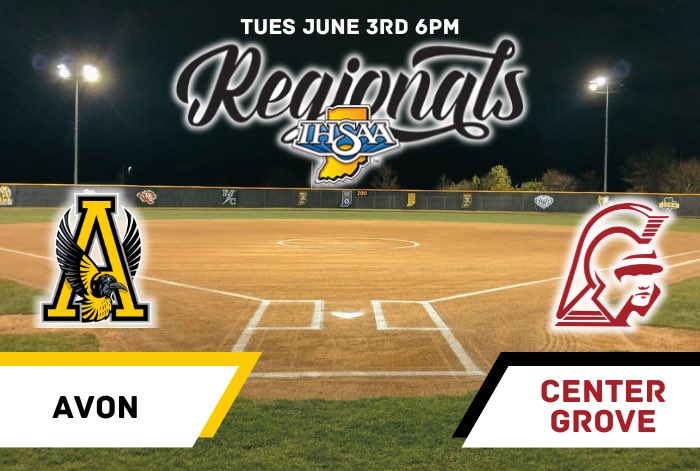 The stage is set…see everyone tomorrow at AVON! #regionalready 🫵🏻🐥🥎