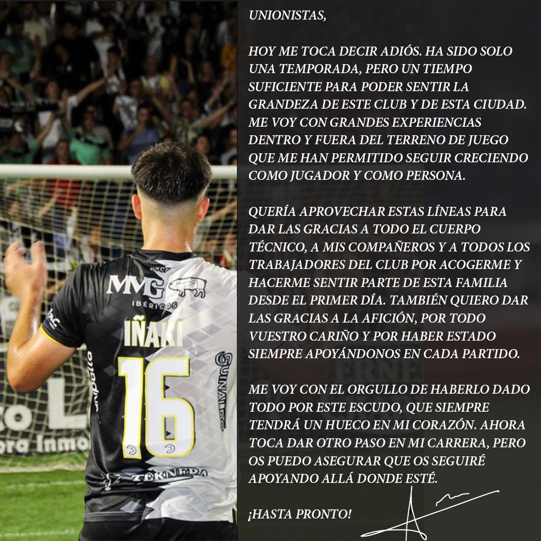 Gracias🤍🖤 <a href="/UnionistasCF/">Unionistas de Salamanca CF</a>