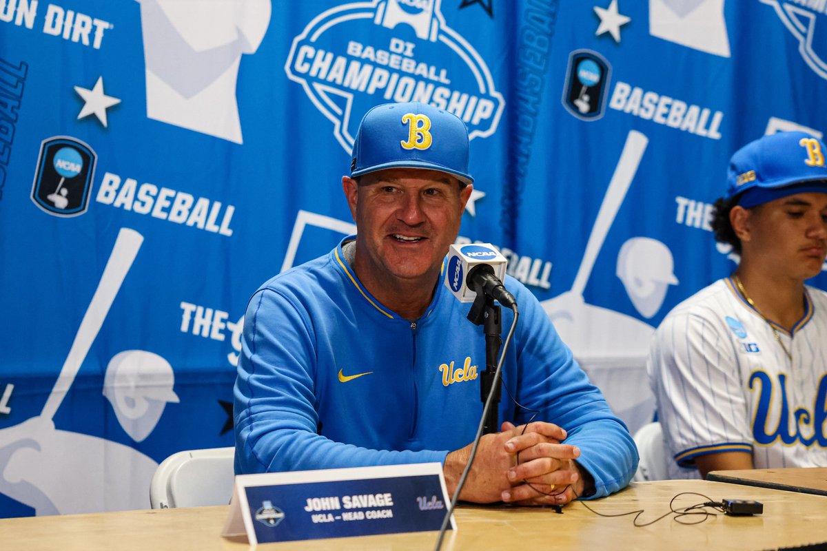 "I’m very proud of our team and our guys, winning 19 games last season and coming back to the mid-40s. It’s just the team, they’re playing together...I was very proud of our team and proud of our program." - HC John Savage.

🎙️bit.ly/3Hl1Jyl

#GoBruins