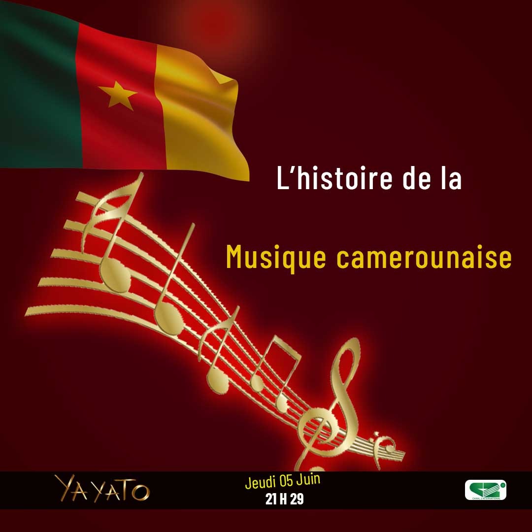 🛑 L'HISTOIRE DE LA MUSIQUE CAMEROUNAISE 🎶 🇨🇲

🛑 YAYATO émission exceptionnelle ce jeudi 21h29 CANAL2✌🏿

● Une production CREATIV ✨

● On s'voit à la télé 📺
