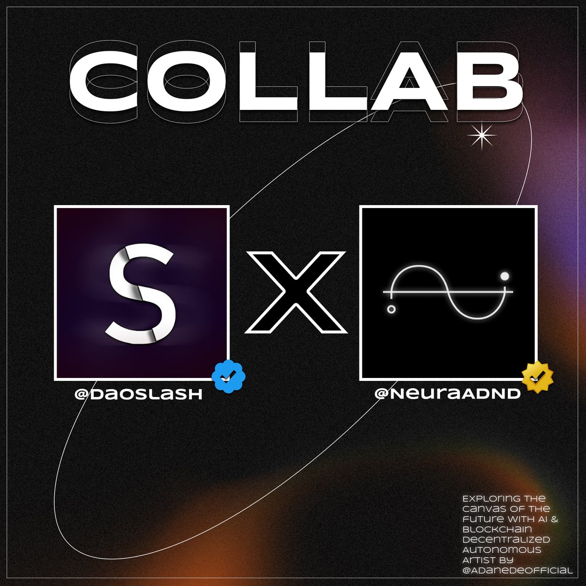 We are happy to announce our collaboration with
<a href="/NeuraADND/">Neura</a> 

The SlashDAO fam is hyped to join the Neura movement!