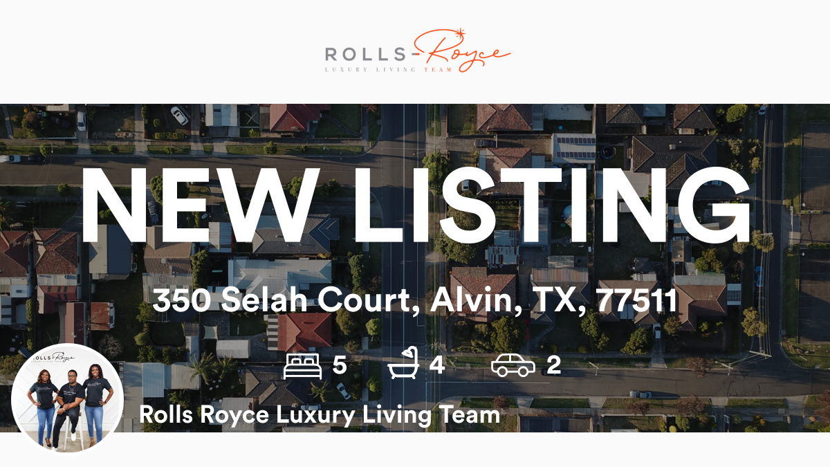 RollsTheRealtor's tweet photo. 🛌 5 🛀 4 🚘 2
📍 350 Selah Court, Alvin, TX, 77511

Our team’s latest listing on RateMyAgentAlvin
https://t.co/EZIazTwhVa https://t.co/Lr9tM9qjnJ