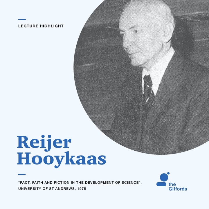 GiffordLectures's tweet image. Reijer Hooykaas was a Dutch historian of science and philosophy, particularly known for his work in the history of biology. #TheGiffords