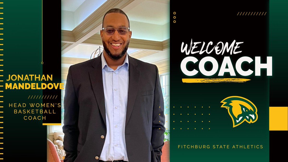 Welcome to Fitchburg State! Jonathan Mandeldove was named as the next women's basketball coach. He will also be assisting in Recreation Programming for the department.