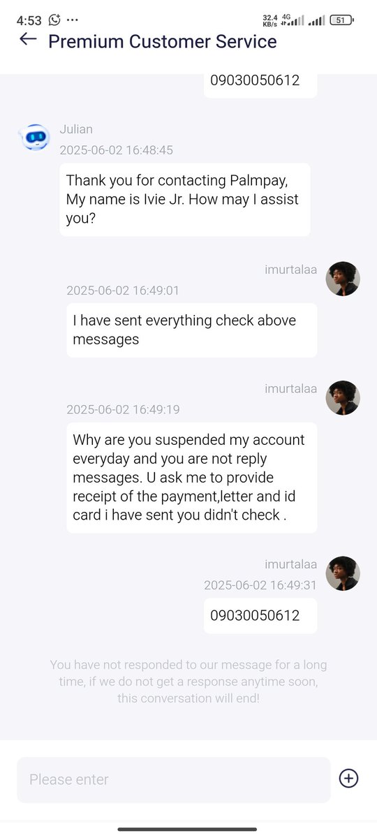 imurtala001's tweet photo. @HILIFE1382031 @palmpay_ng This @palmpay_ng u are scammers take note guys once you get problem u will realize the situation avoid using this bank @palmpay_ng @PalmPayBusiness 🥺🤔 https://t.co/UI6sFHKgiN