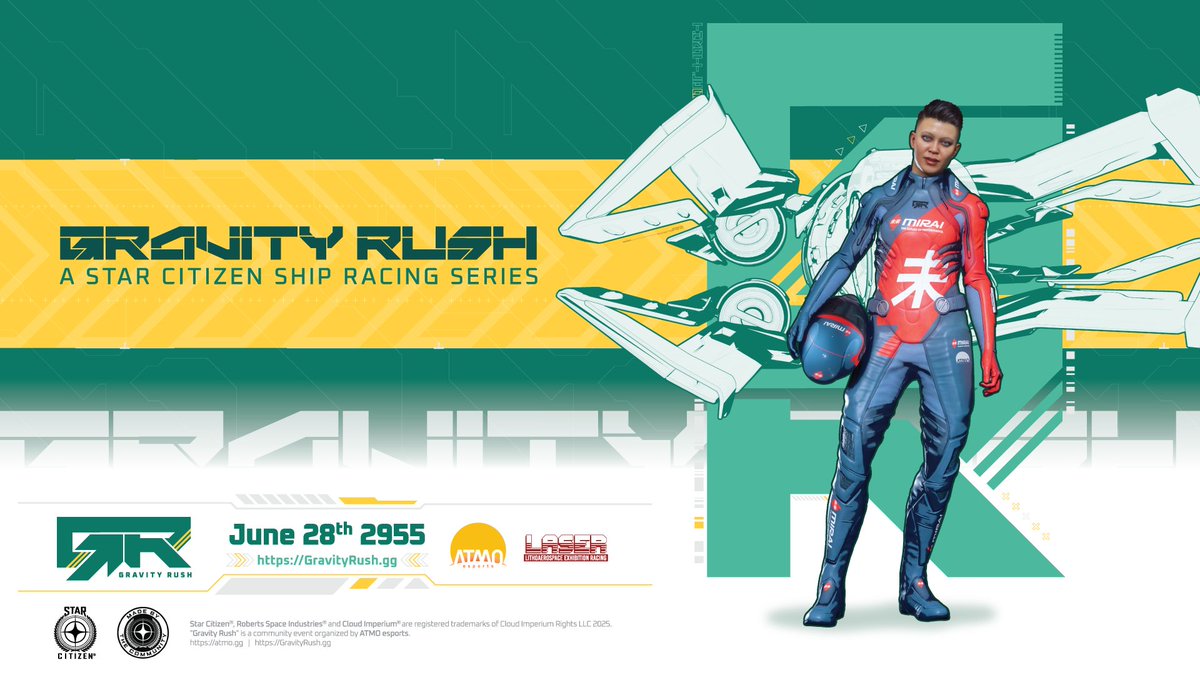 🗣️Calling all ship racers in the 'verse!

Ready to go faster than the competition?
Gravity Rush is here to give you that high-speed, high-stakes action like you've never seen before.

📋Sign up to compete: gravityrush.gg
❌ Sign-ups close June 14th.