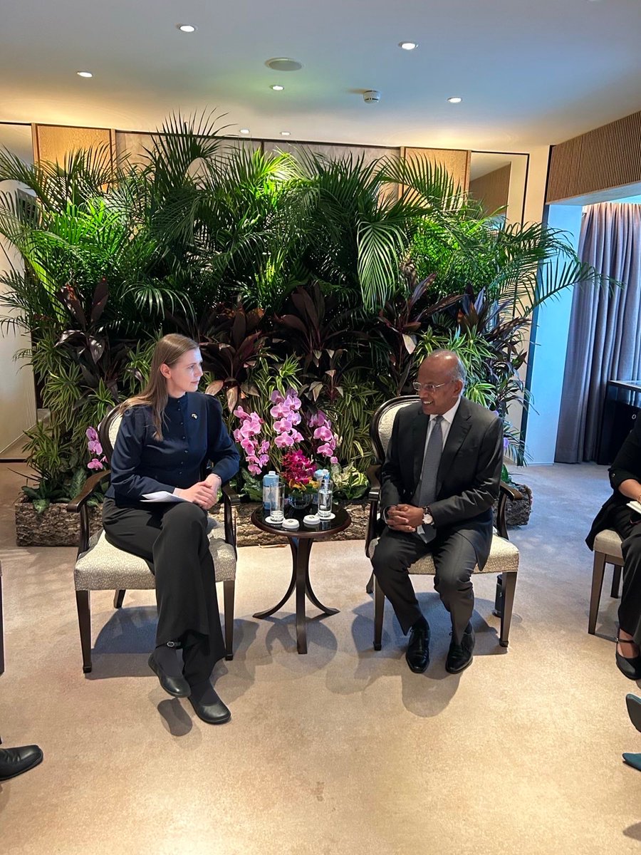 Dovilė Šakalienė (@dsakaliene) on Twitter photo Met my colleague from Singapore, Coordinating Minister for National Security <a href="/kshanmugam/">K.Shanmugam SC</a>.
Singapore 🇸🇬 and Lithuania 🇱🇹 may be geographically far apart, but our industries are connected. Our company, Western Baltija Shipbuilding Yard, is building patrol ships for Singapore’s Met my colleague from Singapore, Coordinating Minister for National Security <a href="/kshanmugam/">K.Shanmugam SC</a>.
Singapore 🇸🇬 and Lithuania 🇱🇹 may be geographically far apart, but our industries are connected. Our company, Western Baltija Shipbuilding Yard, is building patrol ships for Singapore’s