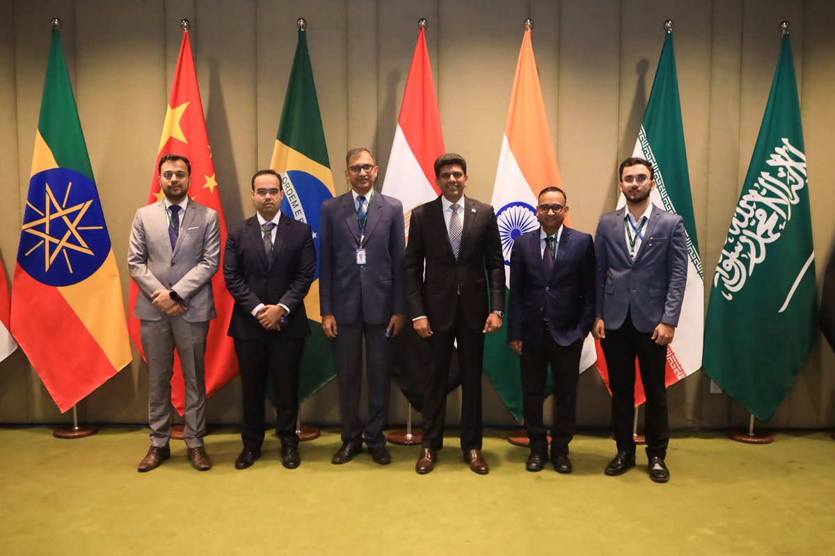 Hon'ble MoS for Communications Dr <a href="/PemmasaniOnX/">Dr. Chandra Sekhar Pemmasani</a> addressed the 11th Meeting of BRICS Communications Ministers in Brasilia, reaffirming India’s commitment to partnerships with BRICS nations and inviting them to the next edition in India.