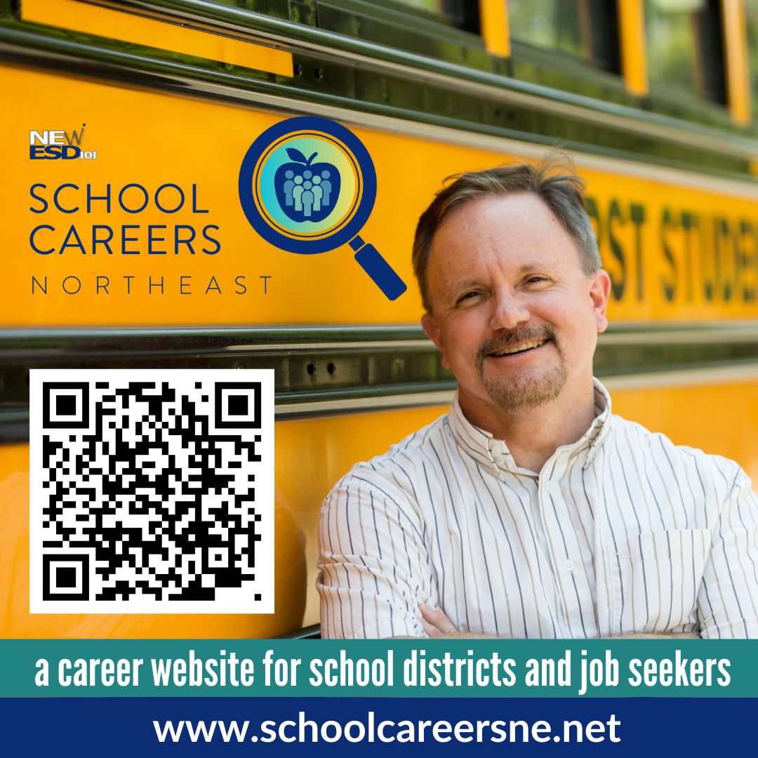 #NEWESD101’s #School #Careers website connects #job seekers with #support #staff openings in public, private &amp; charter #schools across #northeastWA.

Explore opportunities at schoolcareersne.net or scan the QR code!

#ClassifiedStaff #EducationJobs #waedu #wajobs