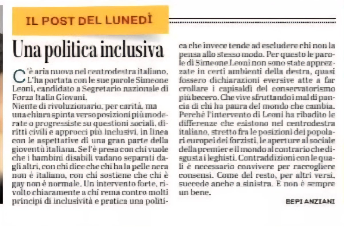bepianziani's tweet photo. Ecco...
#unionesarda #ilpostdellunedì #politica #simoneleoni #ForzaItalia https://t.co/HJpm0Brxkv