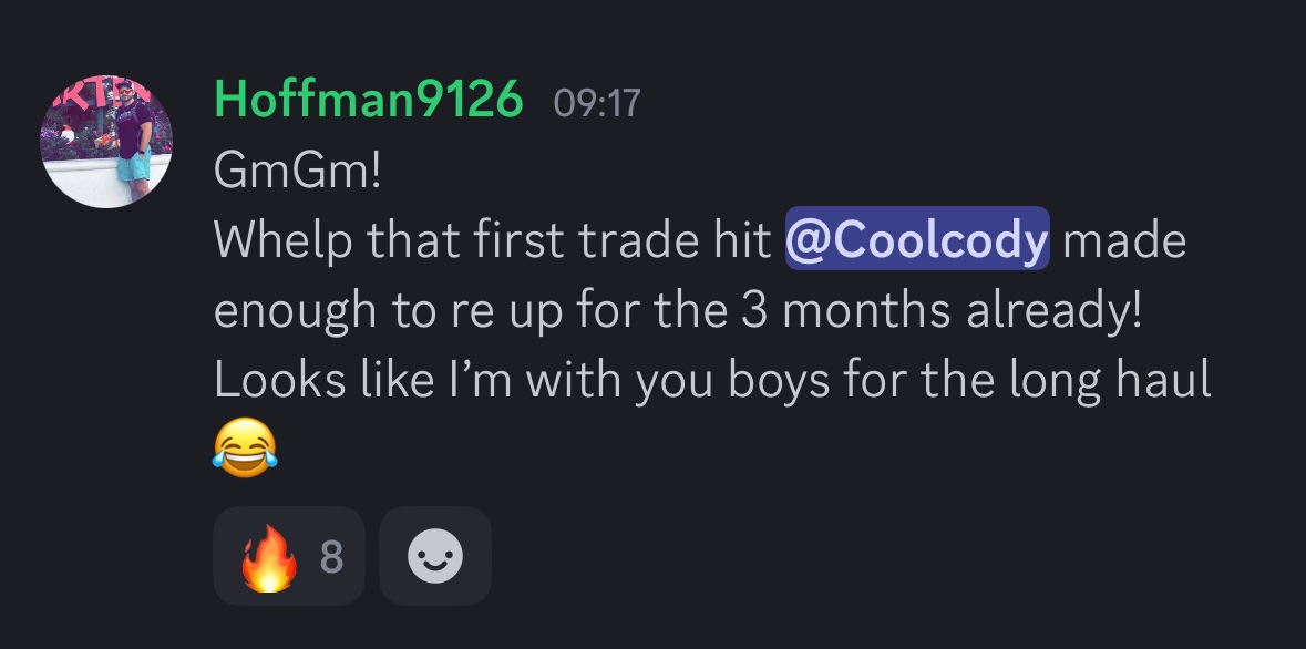 Day 1 : Join
Day 2 : Make 2x Entry Cost

Just another day for the Phantom Troupe.