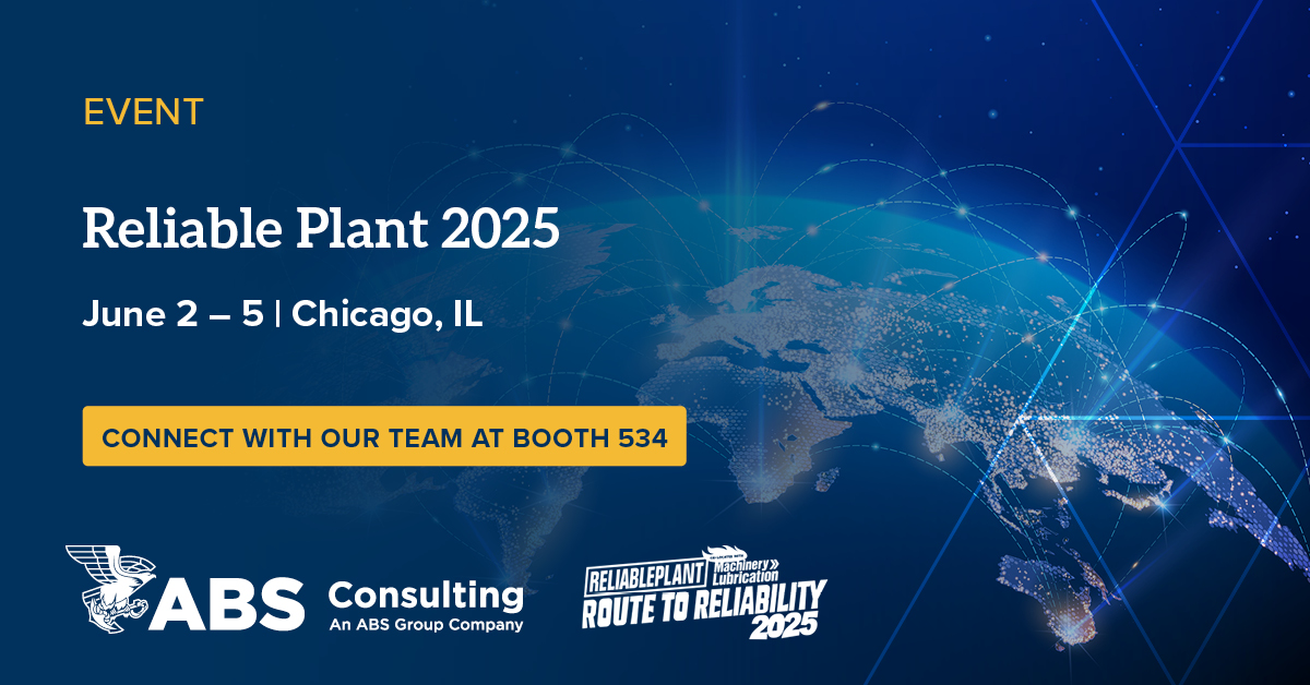 ABS Group (@_absgroup) on Twitter photo Transform your asset management approach at <a href="/NoriaCorp/">Noria Corporation</a>'s Reliable Plant 2025 in Chicago, IL, June 2-5! Stop by 𝐁𝐨𝐨𝐭𝐡 𝟓𝟑𝟒 to meet ABS Consulting’s Reliability team <a href="/jwsmith1243/">Jason Smith</a>, Tim Gilmer and John Craig as they demonstrate how Enterprise Asset Management (#EAM) systems, Transform your asset management approach at <a href="/NoriaCorp/">Noria Corporation</a>'s Reliable Plant 2025 in Chicago, IL, June 2-5! Stop by 𝐁𝐨𝐨𝐭𝐡 𝟓𝟑𝟒 to meet ABS Consulting’s Reliability team <a href="/jwsmith1243/">Jason Smith</a>, Tim Gilmer and John Craig as they demonstrate how Enterprise Asset Management (#EAM) systems,