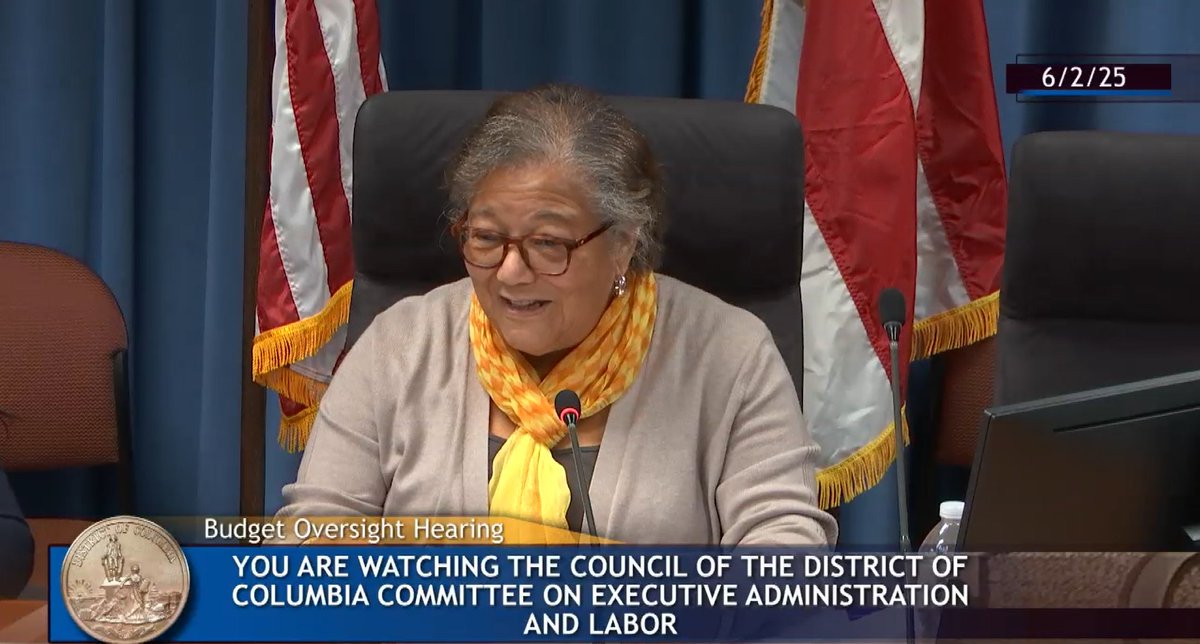 The Committee on Executive Administration and Labor is LIVE NOW with its first budget oversight hearing covering:

- OLRCB, OEA, PERB, DCHR, OIG

Details here: lims.dccouncil.gov/Hearings/heari…

Watch online at bit.ly/CEALYoutubeStr… or bit.ly/DCLiveHearings