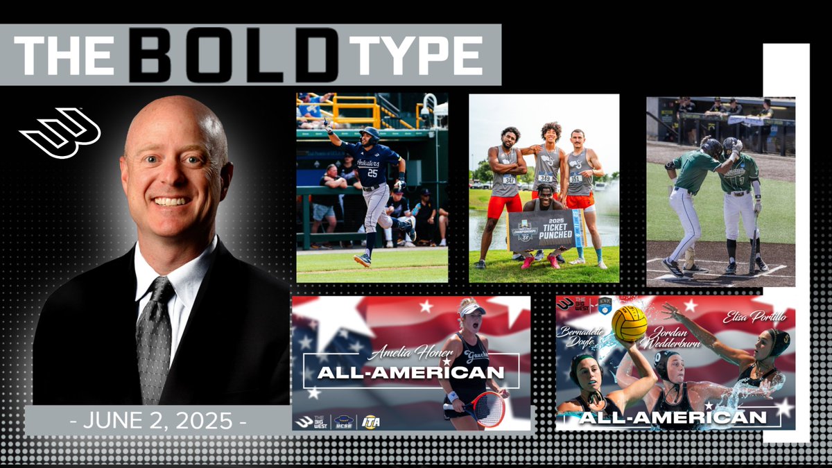 The Big West (@bigwestsports) on Twitter photo ๐ฐNEWS | Read up on all the great things happening around The Big West & get reminded that smaller doesn't mean lesser in this edition of The Bold Type with <a href="/DanButterly/">Dan Butterly</a>!
#๐ข๐ป๐น๐๐ง๐ต๐ฒ๐๐ผ๐น๐ฑ
More ๐ tinyurl.com/226w3z5d ๐ฐNEWS | Read up on all the great things happening around The Big West & get reminded that smaller doesn't mean lesser in this edition of The Bold Type with <a href="/DanButterly/">Dan Butterly</a>!
#๐ข๐ป๐น๐๐ง๐ต๐ฒ๐๐ผ๐น๐ฑ
More ๐ tinyurl.com/226w3z5d