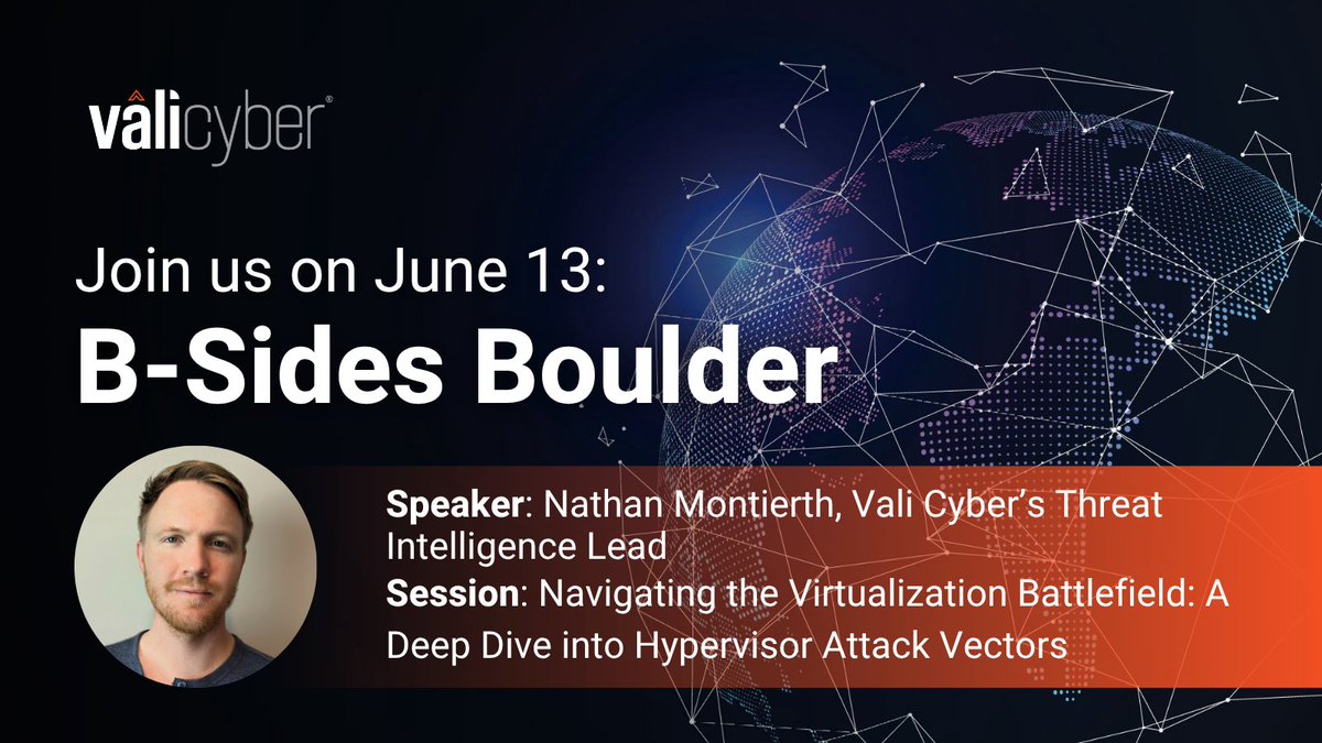vali_cyber's tweet image. Are you ready to navigate the #virtualization battlefield?

As cyberattacks increasingly target #hypervisors, it&apos;s clear that many defenses are falling behind. If your #security strategy hasn’t adapted, now’s the time to rethink how you’re protecting your virtualized…