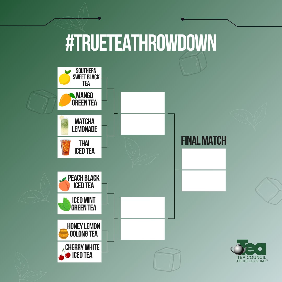 It’s #NationalIcedTeaDay and we’re kicking off the first ever #TrueTeaThrowdown!

8 iced teas made from true tea leaves are going sip-to-sip. 🏆 Vote in our Stories each weekday and you’ll be entered to win a $25 Amazon gift card – we’re picking one lucky voter every day!