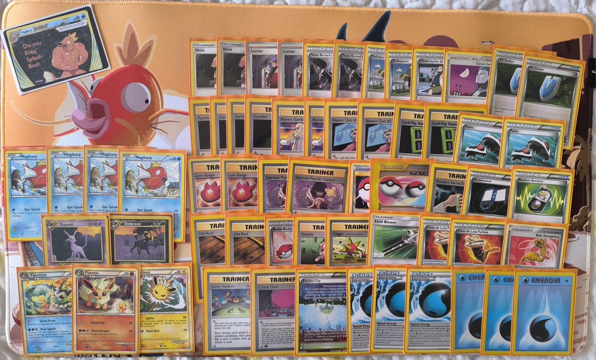 Finally finished my Epic Splash deck. This is probably the goofiest pokemon format I've ever played and every game is always so much fun!!! Thanks to <a href="/steff5001/">Steffen Eriksen</a> for creating such a fun game mode that allows me to make so many good memories!!