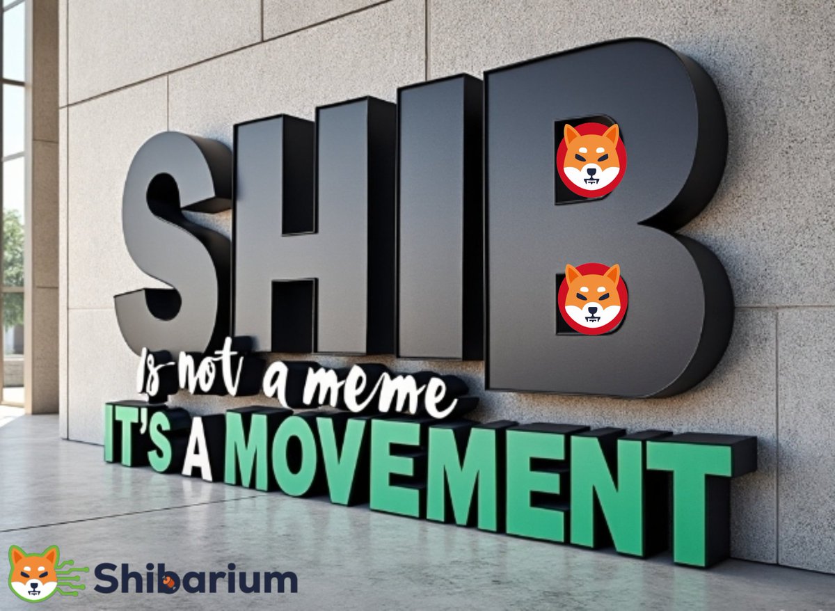 $SHIB IS NOT A MEME,
IT'S A MOVEMENT!