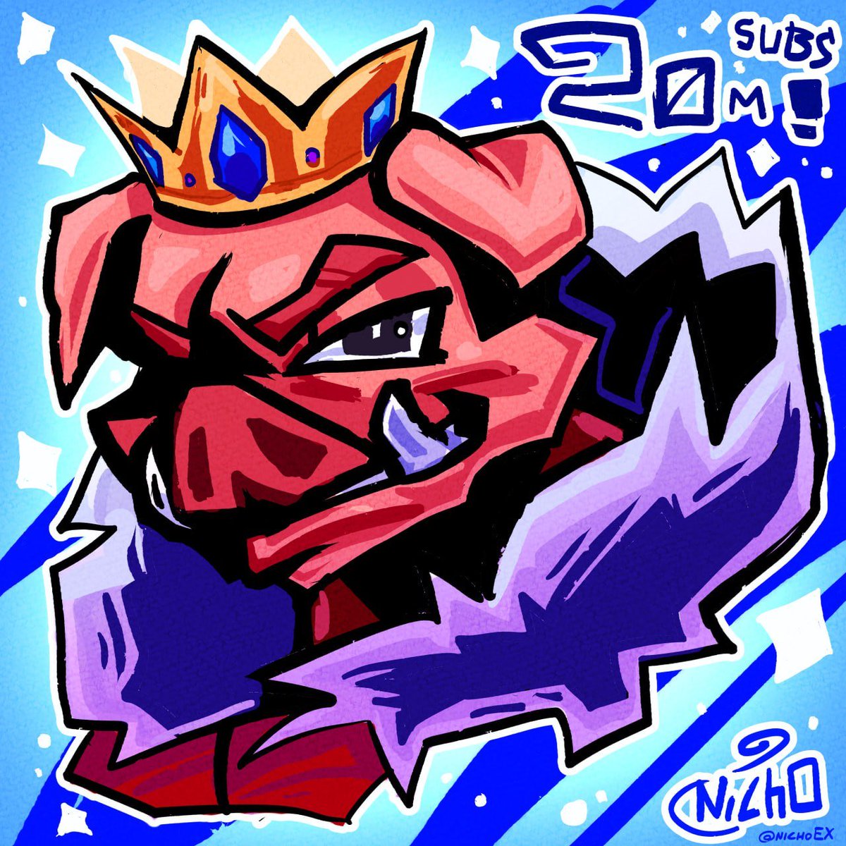 n1choEX's tweet image. HAPPY B-DAY, KING!!
20M LET'S GOOO!
SUBSCRIBE TO TECHNOBLADE!!
#technoblade #technobladefanart #art #mine