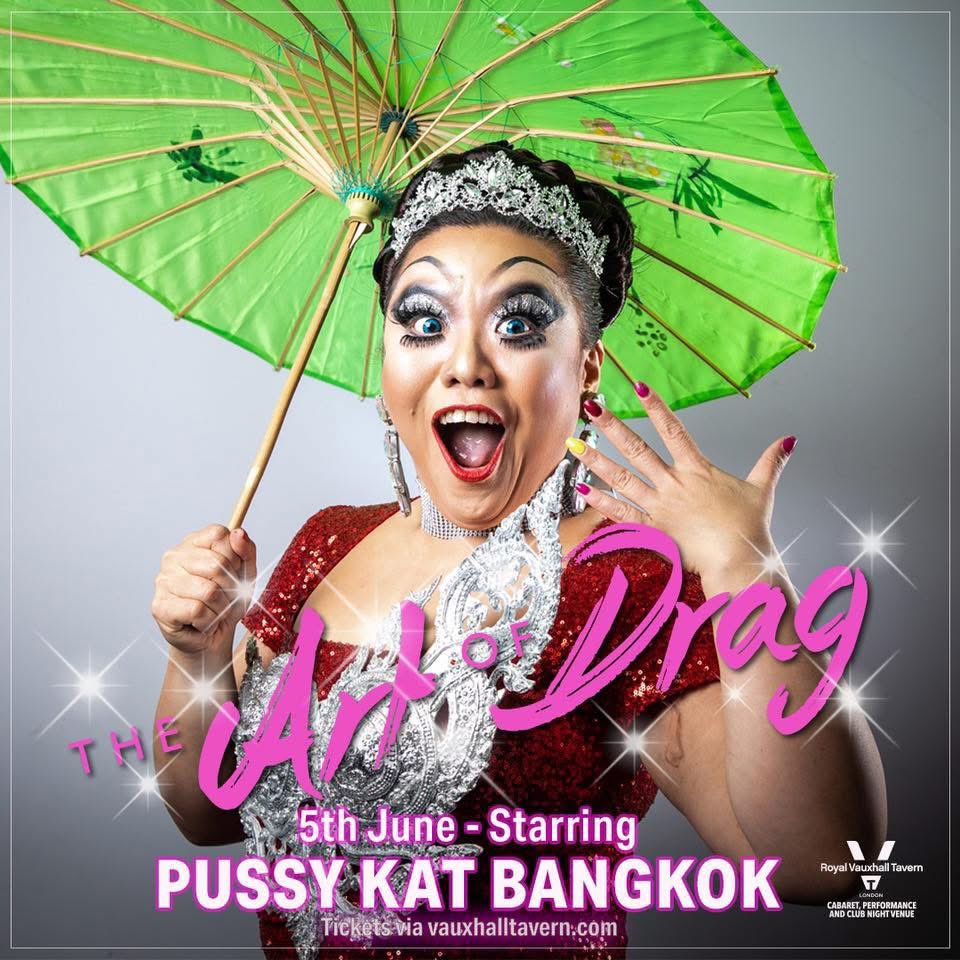 From Big Brother to Cabaret Sensation! Known for her bold interactive cabaret comedy, Kat stole hearts with Cookie Power on Big Brother UK and has since graced stages across the country! 🪭✨ 

She'll be performing at the June edition of The Art Of Drag, this Thursday. 

🎟️🔗⬇️