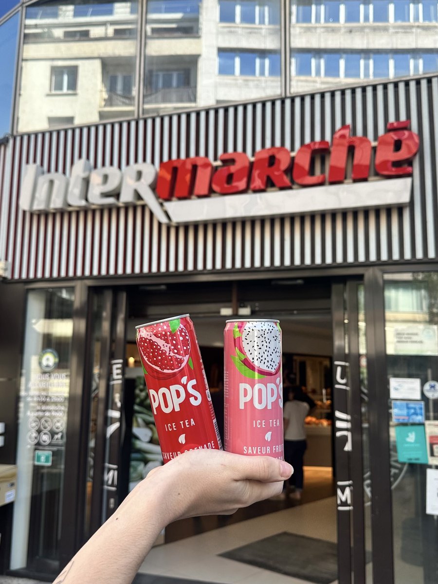 On a réalisé ton rêve ✨
Pop’s arrive chez Intermarché avec les nouvelles saveurs : Grenade - Pêche - Fruit Dragon - Mangue Passion

Tu veux nous voir dans quel autre magasin ?