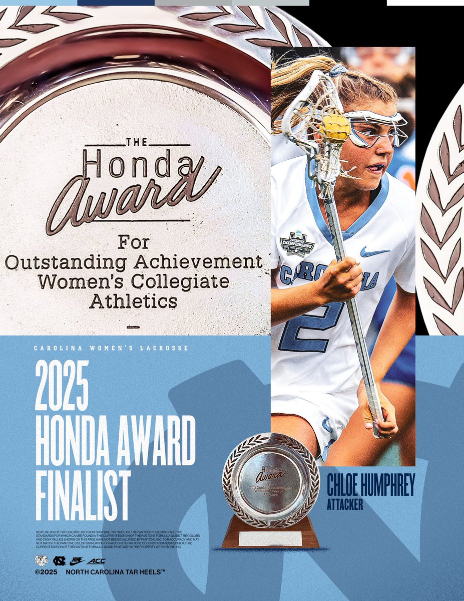uncwlax's tweet image. The Phenom 🤝 Honda Award

Chloe Humphrey has been named a finalist for the Honda Award for Lacrosse!