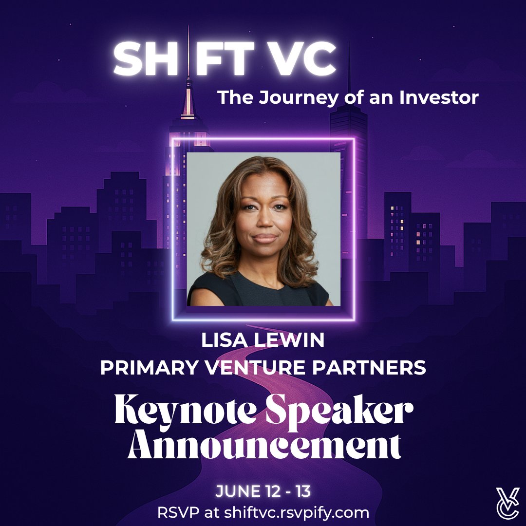 VcUnleashed's tweet image. 📣 📣📣 We’re beyond excited to share that Lisa Lewin Senior Advisor and Board Partner at Primary Venture Partners and former CEO of General Assembly, will keynote VCUnleashed's annual conference this June in NYC!