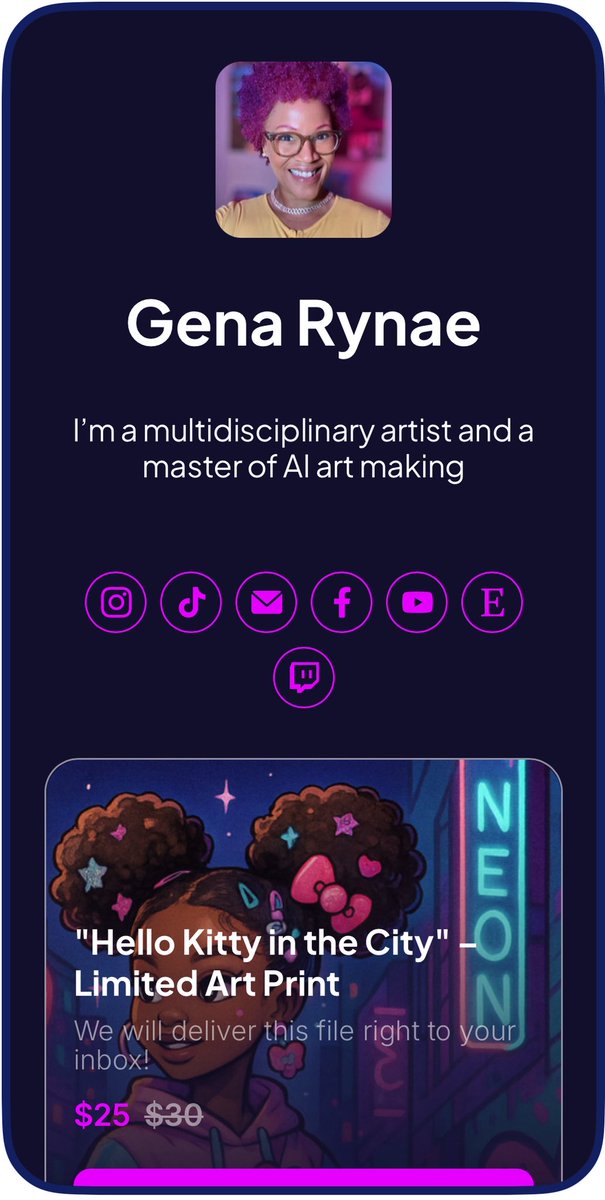 thegenaverse's tweet photo. New week new art 🖼️ dropping something HOT on my site today! Hit the 🔗 https://t.co/LXcjHM3pZp