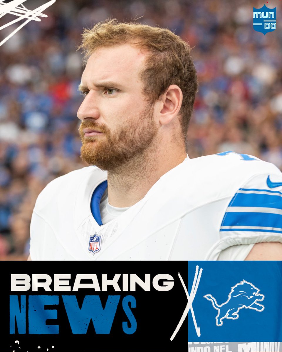 Mundo NFL (@mundonfl) on Twitter photo FRANK RAGNOW SE DESPIDE DE LA NFL 🥹
El centro All-Pro y cuatro veces seleccionado al Pro Bowl de los Lions anunció su retiro a través de sus redes sociales.
#MundoNFL | #OnePride FRANK RAGNOW SE DESPIDE DE LA NFL 🥹
El centro All-Pro y cuatro veces seleccionado al Pro Bowl de los Lions anunció su retiro a través de sus redes sociales.
#MundoNFL | #OnePride