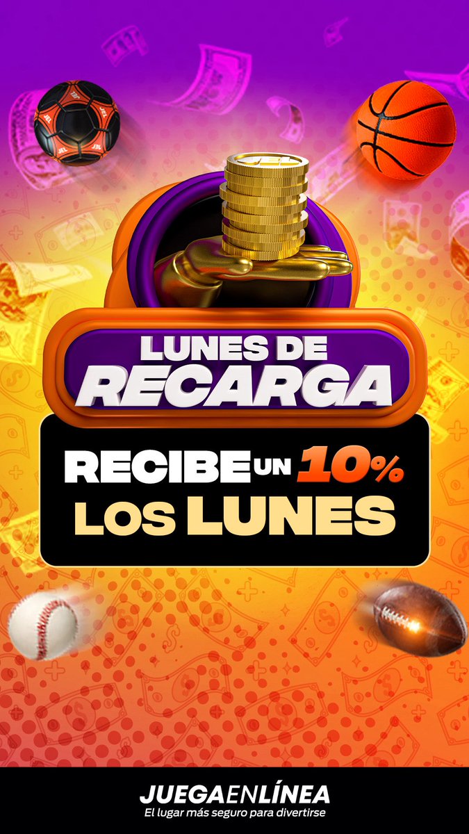 🔥 ¡BONO DEL 10% EN DEPÓSITOS ESTE LUNES! 🔥

📌 Deposita mínimo 800 Bs y recibe 10% extra en Apuestas Deportivas.
💥 Solo el primer depósito del día cuenta.
⚡ ¡Acreditación automática!

🔗 juegaenlinea.net/promociones/lu…