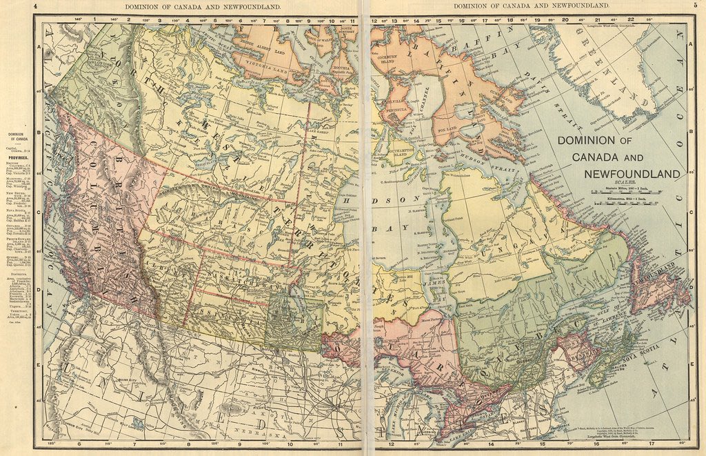 Canada claims all land between Alaska and Greenland up to the North Pole. The United States protests.