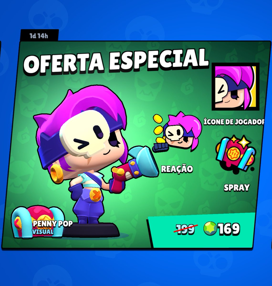 Polar_11_'s tweet photo. Skinzinhas em promoção na loja do Brawl Stars 🤩! Caso for comprar algumas delas não esquece de colocar o código POLAR11 no final da loja :) https://t.co/GTI0eciWO0