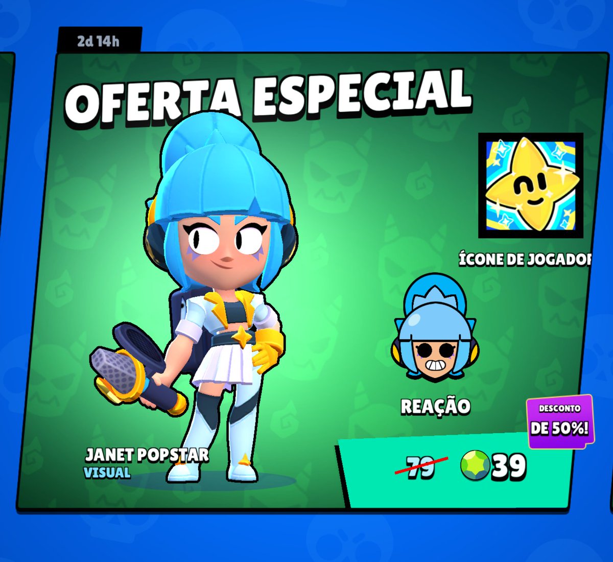 Polar_11_'s tweet photo. Skinzinhas em promoção na loja do Brawl Stars 🤩! Caso for comprar algumas delas não esquece de colocar o código POLAR11 no final da loja :) https://t.co/GTI0eciWO0