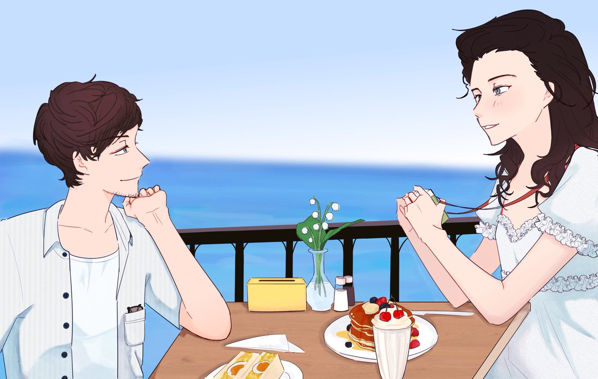 ri ❀ (@eulogisemeao3) on Twitter photo — all of our tomorrows
harry and louis at brunch.
i was soooooo lucky to have this drawn by the most incredible artist, <a href="/louismeowing/">trái phải cố định</a>.
i’m quite literally obsessed with everything they put out. 🤍🤍🤍
read it here: archiveofourown.org/works/66066289 — all of our tomorrows
harry and louis at brunch.
i was soooooo lucky to have this drawn by the most incredible artist, <a href="/louismeowing/">trái phải cố định</a>.
i’m quite literally obsessed with everything they put out. 🤍🤍🤍
read it here: archiveofourown.org/works/66066289
