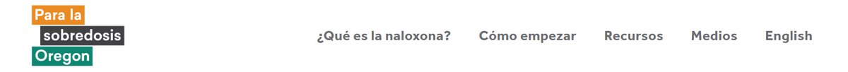 Página web de Oregón donde nos enseña y capacita para usar Naloxona intranasal. Pero solo en Estados Unidos eh!!! En España algunos no pueden hacer ni una glucemia. 
paralasobredosis.org