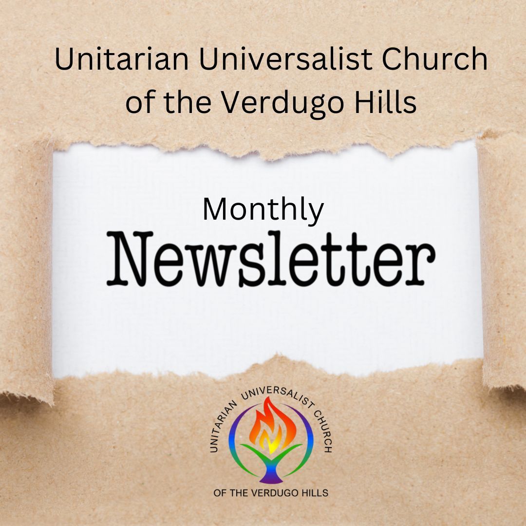 Enjoy the June edition of the UU Verdugo Hills Newsletter. Sunday Services! Foothills Pride! Movie Night! <a href="/BraverAngels/">Braver Angels</a> Screening and Discussion! Keep up with UUCVH news and events, reach out to learn more or join us. All are welcome!  buff.ly/ihEFK4o #UUTwitter #Pride